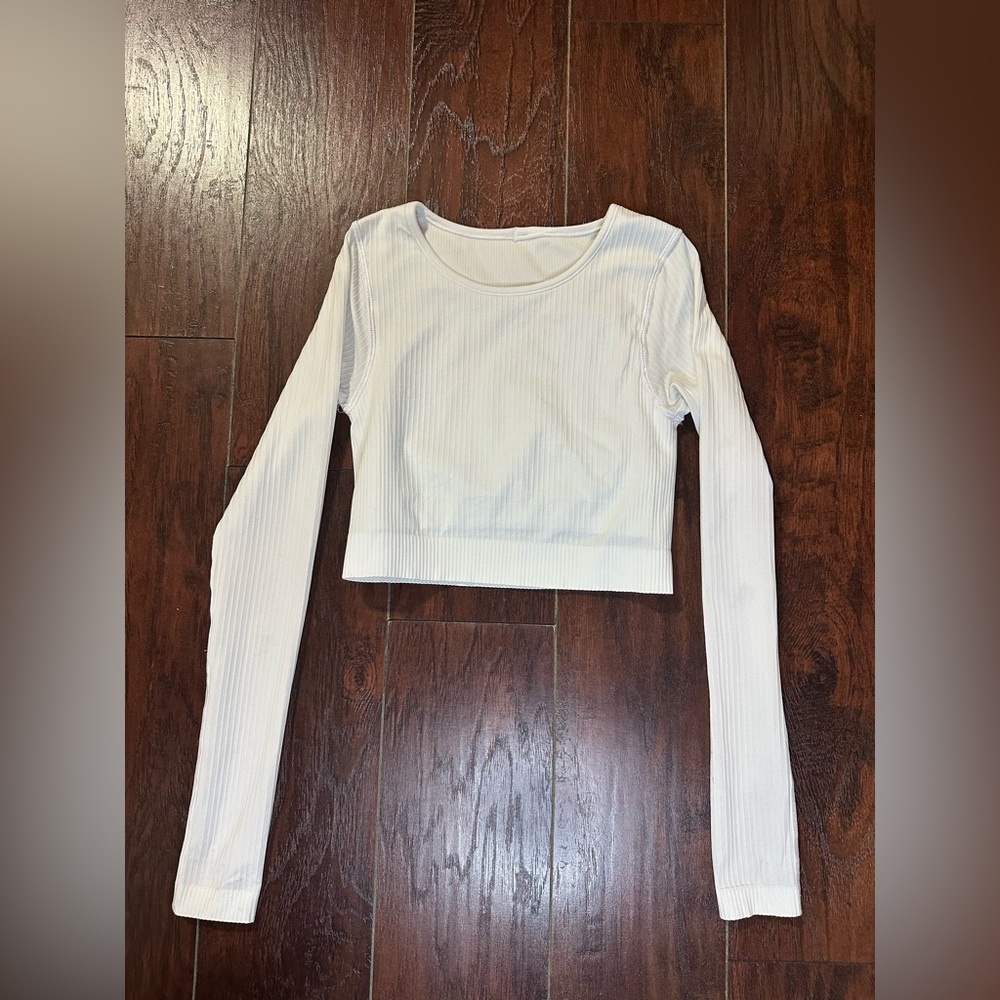Lululemon Ebb to Street Long Sleeve Size 4 White